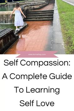 a girl standing in front of a fountain with the words self composition a complete guide to learning