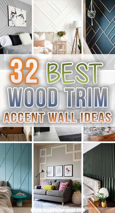 the best wood trim accent wall ideas for any room in your home, including walls and floors