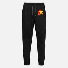 Star Unisex Joggers Sporty Fleece Joggers, Sporty Fleece Joggers With Cozy Fit, Sporty Fleece Joggers In Comfortable Fit, Comfy Streetwear Joggers With Elastic Waistband, Comfy Black Cotton Sweatpants, Sporty Cotton Joggers For Winter, Winter Cotton Joggers For Jogging, Sporty Cotton Winter Joggers, Sporty Streetwear Joggers With Cozy Fit