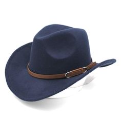 PRICES MAY VARY. This adorable children's cowboy hat is a great addition to any costume. This kids cowboy hat with adjustable strap inside, Hat circumference measures 20.5-21.3in, This cowboy hat is suitable for children to wear. The hat can fit most childrens head size. Not easy to slip and comfortable to wear. This cowboy hat is simple and classic,brown leather belt around the hat. You will stand out of crowd when put it on your head. Breathable, lightweight and comfortable for all-day wear Head Circumference: Approx 54cm/21.22"
 Height Size:11cm/ 4.33 Inches
 Brim:7cm/2.76inch
 Colors: as you choose
 Material: Wool blend
 Style: cowboy/western
 Gender: boys and girls
 Accessories: brown leather belt ( can be taken off) 
 Size: XS, fit for boys and girls at 3-8 years old
 Note: Lighting, Kids Cowboy Hat, Cowgirl Decorations, Kids Cowboy Hats, Decorations For Halloween, Halloween Birthday Party, Western Cowboy Hats, Birthday Halloween Party, Boy Hat