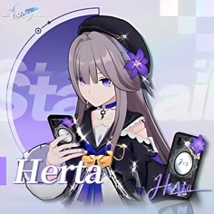 Herta Honkai Star Rail Icon, Honkai Star Rail Phone Case, Blade Kafka, Star Rail Honkai, Star Rain