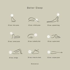 the different positions of sleeping and how to use them for each other's body