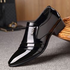 Men's Wedding Shoes, Patent Shoes, Business Dress, Point Shoes, Patent Leather Shoes, Formal Shoes For Men, Pointed Toe Shoes, Dress Shoe