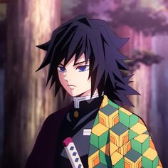 Demon Slayer Icons Giyuu, Giyu Tomioka Icon, Giyu Icon, Giyuu Tomioka Icon, Giyu Pfp, Giyuu Icon, Tomioka Icon, Demon Slayer Tomioka, Demon Slayer Giyuu