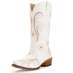 PRICES MAY VARY. Classic western style embroidered cowboy bootie with 2.0 inch low heel Soft synthetic lining offers comfortable next-to-skin feel and cushioning Easy slip-on design with pull tabs for quick on and off Perfect for pairing with jeans or dresses for a western flair Refer to size chart for proper fit; Contact customer service if unsure about sizing Snip Toe Cowgirl Boots, Embroidered Cowboy Boots, Cowboy Boots For Women, Pointy Toe Boots, Western Wear Outfits, Boots Cowgirl, Womens Mid Calf Boots, Designer Boots, Mid Calf Boots