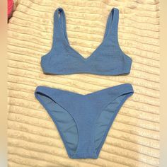 Pacsun Blue Bikini Size Small Super Cute Material And Style And Pretty Blue Color Never Worn Accepting Offers Thankyou Not Sold Anymore Bought Last Year Blue Tankini For Beach Party Vacation, Blue Tankini For Vacation Sunbathing, Blue Beachy Tankini For Vacation, Blue Summer Tankini For Vacation, Summer Blue Tankini For Vacation, Blue Tankini For The Beach, Blue Beachy Tankini For The Beach, Blue Summer Tankini For Poolside, Blue Seamless Tankini For Beachwear