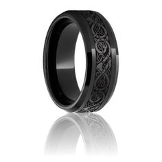 Black Ceramic Beveled Edge Band with Viking Laser Engraving split Ring / Setting Information Stones Style #: 400-00795 Type: N/A Metal Type: Black Ceramic Shape: N/A Band Width: 8mm Finish: Laser Engraved Symbolic Black Jewelry For Ceremonial Occasions, Symbolic Black Jewelry For Ceremonial Use, Symbolic Black Jewelry For Ceremonies, Black Etched Rings For Formal Occasions, Formal Black Etched Rings, Ceremonial Symbolic Black Rings, Black Engraved Rings For Ceremonial Occasions, Black Engraved Ceremonial Rings, Ceremonial Black Engraved Rings