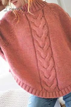 This is a thick sweater. The high collar design prevents cold wind from entering. The loose hem fits everyone. The pure color is simple and generous.💖Buy 3 Get 15% Off Code: NEW15💖Over 3 Get 18% Off, Code: NEW18💖Buy 2 Get 12% Off, Code: NEW12💖Free Shipping Over USD79.99Details: Material: Cotton Blends Style: Daily Fit Type: Regular Clothing Length: Regular Sleeve Length: Long Sleeve Neckline: O Neck SIZE(IN) Sleeve Bust Length S 25.0 49.9 28.9 M 25.4 51.5 29.6 L 25.7 53.0 30.4 XL 26.1 54.6 31.2 Tips:Due to the many variations in monitors, the color in the image could look slightly different, please take physical design and color shall prevail.Please allow 0.4"-1" differs due to manual measurement. Winter Cable Knit Turtleneck, Casual Solid Cable Knit Turtleneck, Casual Solid Color Cable Knit Turtleneck, Winter Solid Color Chunky Knit Turtleneck, Chunky Knit Solid Sweater For Winter, Winter Solid Chunky Knit Turtleneck, Solid Chunky Knit Sweater For Winter, Solid Color Chunky Knit Sweater For Winter, Winter Chunky Knit Solid Turtleneck