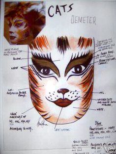 Makeup Designs References | 'Cats' Musical Wiki | FANDOM powered by Wikia Cat Concept Art, Cats Musical, Theatrical Makeup, Cat Reference