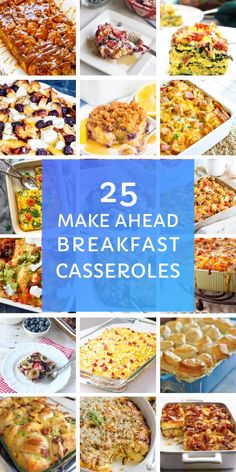 25 make ahead breakfast casseroles