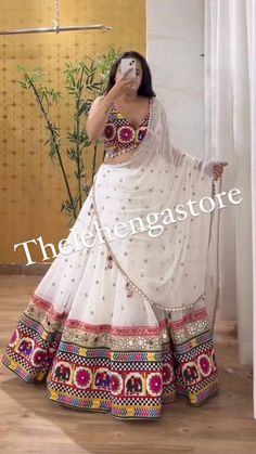 Contact us for any queries about product or shop and real images. *👗Lehengha details* *Fabric*   : Foux gorgette  *Work*.    : Sequnce with Chainstich work with *Real mirror* *Size*      : Up to 44 *Inner*.    : Micro *Lehengha Type* : Semi-Stitch *cancan with canvas*❤️️🔥 👘*Choli* *Fabric*   : Foux Gorgette *inner*.    : micro *Work*    :  Sequnce with chinestich work with *kodi lace broder* *Size*      : Upto 44  Unstich  *Dupata* *Fabric*    : Foux gorgtte  *Work*     :  Sequnce with foursi Lehenga Choli For Wedding, Choli For Wedding, Ethiopian Clothing, Lehenga Choli For Women, Choli For Women, Party Wear Lehenga Choli, Real Images, Color Embroidery, Party Wear Lehenga