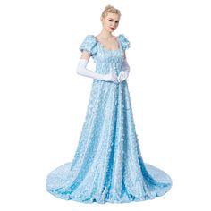 PRICES MAY VARY. Material: Polyester This Gown is great for casual wear, party, carnival, Halloween, stage performance, photo shoot Package Dimensions: 12 inch L x 10 inch W x 2 inch H Package weight of the Product: 2.4 Pounds Female size 
XS:Height: 61"-63" Chest: 32"-33" Waist: 24"-25" Hip: 34.5"-35.5" 
S:Height: 63"-65" Chest: 34"-35" Waist: 26"-27" Hip: 36.5"-37.5" 
M:Height: 65"-67" Chest: 36"-37" Waist: 28"-29" Hip: 38.5"-39.5" 
L:Height: 65"-67" Chest: 38.5"-40" Waist: 30.5"-32" Hip: 41"- Ball Gown Costume, Daphne Cosplay, Bridgerton Ball, Time Period Costumes, Bridgerton Party, Daphne Costume, Bridgerton Style, Gown Costume, Daphne Bridgerton