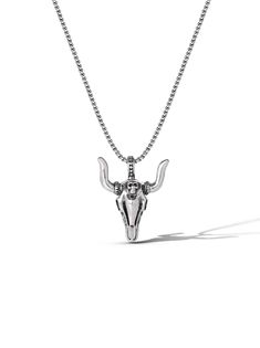 Product Description This bull pendant necklace offers a strong and stylish symbol of strength, ideal for bold fashion lovers. Product Details 23"" Lobster Clasp Imported Bull Pendant, Symbols Of Strength, Symbol Of Strength, Bold Fashion, Fashion Lover, Silver Necklaces, Lobster Clasp, Product Description, Pendant Necklace