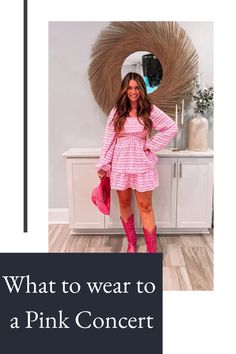 Looking for a simple, cute, and aesthetic outfit idea for a pink concert? Check out this stylish ensemble perfect for standing out in the crowd!