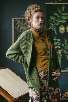 Interweave Knits Winter 2019 Digital Edition | Interweave Knits, Knitting, Knitting Best Sellers, Knitting Digital Magazines, Magazine Issue, Magazines | Interweave Bookworm Clothes, Cute Fall Winter Outfits, Interweave Knits, Things To Knit, Great Aunt, Funky Fashion, Cardigan Pattern, 가을 패션, Knitted Cardigan