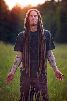 Guys With Dreads, Dreads Men, Long Dreadlocks, Dreadlock Rasta, Hippie Men