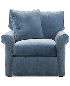 in stock Blue Accent Chairs For Living Room, Blue Arm Chair, Denim Chair, Spindle Chair, Blue Accent Chairs, Blue Armchair, Furniture Free, Baby Print, Swivel Chair Living Room