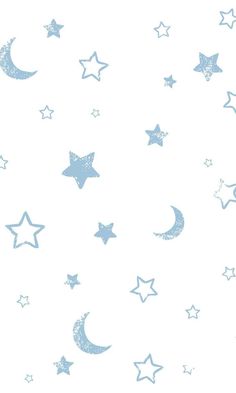 stars and crescents on a white background