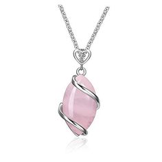 Return Policy Fast Delivery Trusted seller Amethyst Rose Quartz Stone Necklace for Women Men, Full Wire Wrapped Natural Gemstone Reiki Healing Crystal Pendant Jewelry Product Description Natural Rock Quartz Stone Necklace: This crystal pendant necklace is made of natural quartz crystal stone, quartz crystal point will helps focus energy,activates,clear,transmits balancing,happiness,love,luck and transduces thoughts and energy. Healing Crystal Necklace for Women: Long-term wearing the full wire wrapped necklace has the effect of healing soul hurt, is also a famous love gem, a great gift for your wife, lover, or girlfriend.Wearing the pendant necklace, showing your charming. Specification: Pendant size: 1.18"*0.7";Chain Length: 60-65mm(23.6"-25.59").Comes with 1 quartz pendant + 1 chain + 1 Focus Energy, Wrapped Necklace, Crystal Pendant Necklace, Rose Quartz Stone, Natural Rock, Wire Wrapped Necklace, Childrens Jewelry, Rose Quartz Crystal, Crystal Necklace Pendant