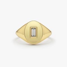 Ring Information Diamond Type : Natural Diamond Metal : 14k Gold Metal Color : Rose Gold, Yellow Gold, White Gold Baguette Diamond : 4.2x 2.3mm Total Carat Weight : 0.13 Ttcw Diamond Color Clarity : G Color Vs Clarity Sku : Vl-Rg-217 Lead Time: 4-8 Weeks (If Out Of Stock) Jewelry Care Over The Course Of Time, Body Oil And Skin Products Can Collect On Jewelry And Leave A Residue Which Can Occlude Stones. To Keep Your Jewelry Looking Bright And New, Take A Soft Headed Toothbrush With Some Mild Soap And Gently Brush The Front And Back Of The Stones And Metal. Rinse Thoroughly With Tepid Water. We Do Not Suggest Putting Jewelry In An Ultrasonic To Clean. Steam Cleaning Works Well, But Do Not Emerald Signet Ring, Radiant Diamond Rings, Gold Pinky Ring, May Birthstone Rings, Pave Diamond Earrings, Diamond Signet Ring, Gold Heart Earring, Oval Cut Engagement Ring, Gold Signet Ring