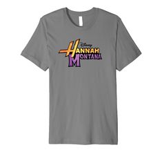 PRICES MAY VARY. Official Disney Merchandise Disney Channel Hannah Montana Tee Shirt for Men, Women, Boys, and Girls This premium t-shirt is made of lightweight fine jersey fabric Fit: Men’s fit runs small, size up for a looser fit. Women’s fit is true to size, order usual size. Hannah Montana Logo, Hannah Montana, Disney Merchandise, Fit Men, Disney Channel, Branded T Shirts, Jersey Fabric, Top Fashion Brands, Montana