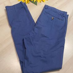 Polo Ralph Lauren Pant Men's Stretch Slim Fit Casual Chino Pants In New Condition In Great Shape With No Tags Nwot Size 30/32 Color: Blue ' Bundle To Automatically Save 15% On Three Items! Bundle Multiple Likes And I Will Send A Special Offer! Great Reviews Lightning Fast Shipping Non-Smoking Home No Trades Please Business Casual Denim Blue Pants With Pockets, Blue Jeans With Hip Pockets For Work, Casual Fitted Blue Dress Pants, Blue Fitted Casual Dress Pants, Fitted Blue Bottoms With Hip Pockets, Blue Casual Dress Pants For Business Casual, Classic Denim Blue Business Casual Pants, Business Casual Denim Blue Casual Pants, Casual Denim Blue Pants For Business Casual