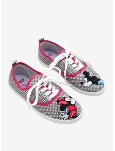 Minnie Mouse Outline, Mickey Clothes, Sparkle Sneakers, Mickey Shoes, Disney Charm Bracelet, Mickey Mouse Shoes, Mickey 1st Birthdays, Shoes Disney, Disney Charm