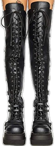 Black Gothic Lace-up Boots In Faux Leather, Black Gothic Synthetic Boots, Gothic Black Lace-up Boots With Round Toe, Black Punk Faux Leather Lace-up Boots, Black Gothic Faux Leather Lace-up Boots, Gothic Lace-up Synthetic Boots, Black Gothic Snip Toe Boots, Gothic Leather Lace-up Boots With Pointed Toe, Black Leather Boots With Laces