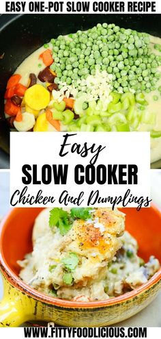 easy slow cooker chicken and dumplings recipe