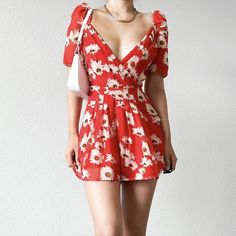 Reposhing This Item I Purchased From @Aspen_sawyer. Loved It, But It Is Too Small For Me! Fits More Like A Small Or Xsmall. Never Worn, Just Took Off The Tags Before Trying On From A Smoke Free Home Questions? Leave A Comment Below! Red Printed Jumpsuits And Rompers For Summer, Trendy Red Jumpsuits And Rompers For Summer, Red Printed V-neck Jumpsuits And Rompers, Trendy Red Jumpsuits For Summer, Spring Red Jumpsuits And Rompers For Brunch, Red Jumpsuits And Rompers For Spring Brunch, Red Printed V-neck Jumpsuit Or Romper, Red Printed V-neck Jumpsuit, Red Floral Print Short Sleeve Jumpsuits And Rompers