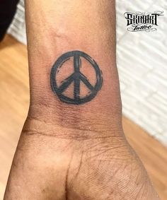 Nice Black Peace Tattoo Inner Peace Tattoos, Peace Tattoo For Men, Inner Peace Tattoo