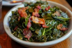 Cook Collard Greens, How To Cook Collards, Greens With Bacon, Collard Greens With Bacon, Southern Style Collard Greens, Southern Collard Greens, Collard Greens Recipe, Whole30 Keto, Southern Recipes Soul Food