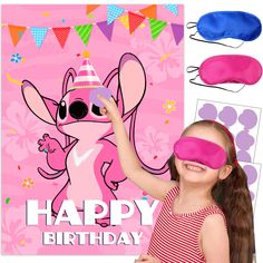 Lilo Stitch Birthday Party Pin The Nose on The Game Stitch Party Background Kids Favor Gifts Disney Lilo Stitch Birthday Party, Stitch Birthday Party, Game Stickers, Stitch Party, Birthday Party Game, Stitch Birthday, Favor Gifts, Kids Favors, Lilo Et Stitch