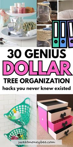 30 genius dollar tree organization hacks that you never knew excited people would love them