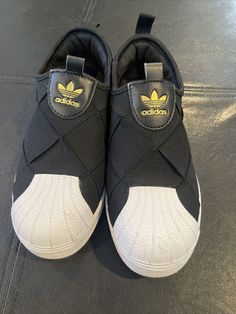 adidas womes no lace gym shoes black with white sole 5. Gym Shoes Black, Gym Shoes, Shoes Black, Black Shoes, Balenciaga, Gym, Adidas, Wardrobe, Sneakers