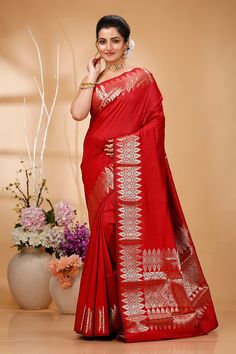 Elevate your ethnic wardrobe with this Exquisite Handwoven Banarasi Saree, a masterpiece of traditional Indian craftsmanship. Made from premium quality silk, this saree features intricate Zari work that showcases the rich cultural heritage of Banaras. Perfect for weddings, festivals, and special occasions, this Banarasi saree exudes elegance and sophistication. Each saree is meticulously handcrafted by skilled artisans, ensuring that every piece is unique and of the highest quality. The luxuriou Pure Silk Saree, Banarasi Saree, Zari Work, Desi Fashion, Draped Fabric, Banarasi Sarees, Party Wear Sarees, Pure Silk Sarees, Indo Western