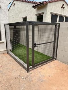 Petsafe dog run installed in phoenix az Outdoor Dog Runs, Kennel Ideas Outdoor, Dog Room Decor, Dog Kennel Designs