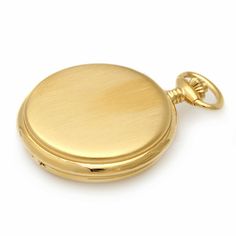 "PRODUCT DESCRIPTION This Charles Hubert gold-plated pocket watch adds the lustre of sophisticated elegance to his business attire.The watch interior features a white dial with contrasting black Roman numerals and hands. The satin-finished timepiece can be engraved with up to 4 lines of inscription each on the front and back covers, available at no extra charge. This unique, personalized gift comes with a matching 12\" chain, and is packaged in a Charles Hubert gift box. PRODUCT INFORMATION Sati Classic Gold Watches For Formal Occasions, Gold Classic Watches For Formal Occasions, Elegant Gold Watch Accessories With Polished Finish, Luxury Yellow Gold Pocket Watch With Chronometer, Engraved Yellow Gold Pocket Watch With Round Dial, Luxury Formal Pocket Watch With Chronometer, Gold Engraved Business Watches, Luxury Pocket Watch Chronometer For Anniversary, Luxury Chronometer Pocket Watch For Formal Occasions