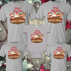 Elf Friends Matching Christmas T Shirts THIS LISTING IS FOR ONE SHIRT ONLY DIRECT TO GARMENT PRINTING How to order: Select Size. Select Shirt Color. Provide the following information Custom Name: (for Ex. Smith's Family) To order multiple shirts you will need to repeat this process and add it to your cart, then you can checkout all at the same time. We use first Quality T shirt pre-shrunk cotton. WE STRONGLY RECOMMEND TO TAKE A LOOK AT THE CHART SIZE FOR SIZE INFORMATION ✔The print is for the FR