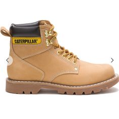 New In Box Work Boot By Caterpillar Black Steel Toe Boots, Mens Steel Toe Boots, Caterpillar Shoes, Caterpillar Boots, Men Boot, Composite Toe Work Boots, Leather Work Boots, Steel Toe Boots, Steel Toe Work Boots