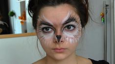 Owl Face Makeup, Diy White Owl Costume, Owl Costume Makeup, Owl Halloween Makeup, Owl Face Painting, Owl Inspired Makeup, Owl Makeup Halloween, Narnia Makeup, Owl Face Paint