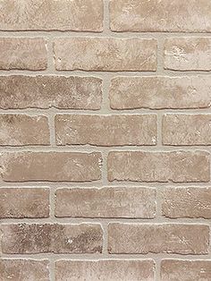 DPI's Breckenridge brick panel provides an authentic look of real brick masonry, at a fraction of the cost. The bricks are pre-finished brown, with white and grey accents which mimics old and weathered bricks. The deeply embossed, textured surface has six bricks across the panel, and twenty-two rows in height. Breckenridge brick is 1/4 In. thick x 4 Ft. wide x 8 Ft. high. It can be installed with a combination of paneling nails and high-grade solvent-based panel or construction adhesive. Breckenridge brick panels are an environmentally responsible product fully made in the USA, from trees grown in sustainable managed forests of northern Michigan. Manufactured on DPI's signature S2S hardboard, Breckenridge brick is a formaldehyde free product as there is no added formaldehyde in the manufac Brick Panels Wall, Light Brick Interior Wall, Faux Brick Wall Paneling, Brick Veneer Interior Wall, Painted Faux Brick Backsplash, Faux Brick Exterior Siding, Peel And Stick Brick Backsplash, Fake Brick Backsplash Kitchen, Faux Rock Wall Interior