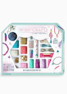 the wish and craft kit is packed with jewelry