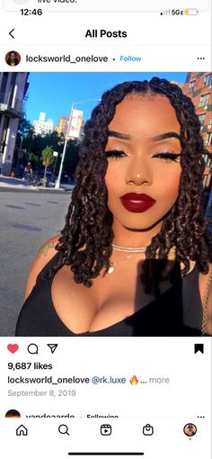 Dipbrow Pomade, Short Locs Hairstyles, Loc Hairstyles, Beautiful Locs, Granite Colors, Dreadlock Styles