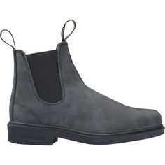 Blundstone Classic 550 Chelsea Boot - Women's | Backcountry.com Grey Blundstone Boots, Blundstone Rustic Black, Blundstone Dress Boots, Black Blundstone, Dark Academia Wardrobe, Academia Wardrobe, One Bag Travel, Dress Boots Women, Dress Boot