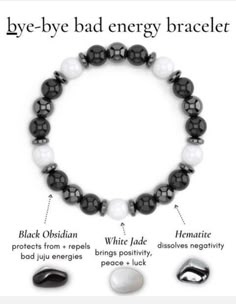 Protection Bracelet Diy, Crystal Bead Bracelet Ideas, Crystal Bracelet Ideas, Crystal Bracelets Healing, Feng Shui Bracelet, Crystals Black