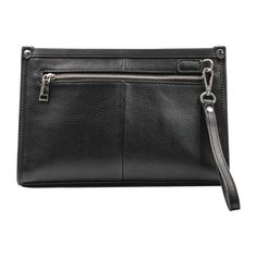 Color: Black, Size: Small Mobile Phone Pouch, Bill Holder, Man Clutch, Fingerprint Lock, Hidden Compartments, Cowhide Bag, Phone Pouch, Bag Design, Men's Backpack