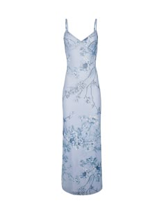 JULIANNA DRESS - BLUE : FLORAL : CERAMIC FLORAL | Tiger Mist Floral Slip Dress, Blue Maxi Dress, Casual Chique, Tiger Mist, Sling Dress, Blue Maxi, Slim Fit Dresses, Floral Dress Summer, Maxi Dress Blue