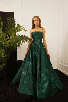 Green Gown, Beautiful Prom Dresses, فستان سهرة, Grad Dresses