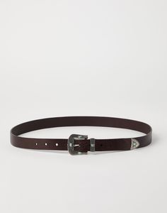 Pull-up calfskin belt Western-style details define the look of this pull-up calfskin belt, an elegant accessory to complete the season’s looks. The square buckle, loop and tip are sculpted with a pattern and enriched with set stones, giving the accessory a "vintage" touch. Belt Western, Belt Brown, Elegant Accessories, Pull Up, Special Characters, Pull Ups, Brunello Cucinelli, Western Style, A Pattern